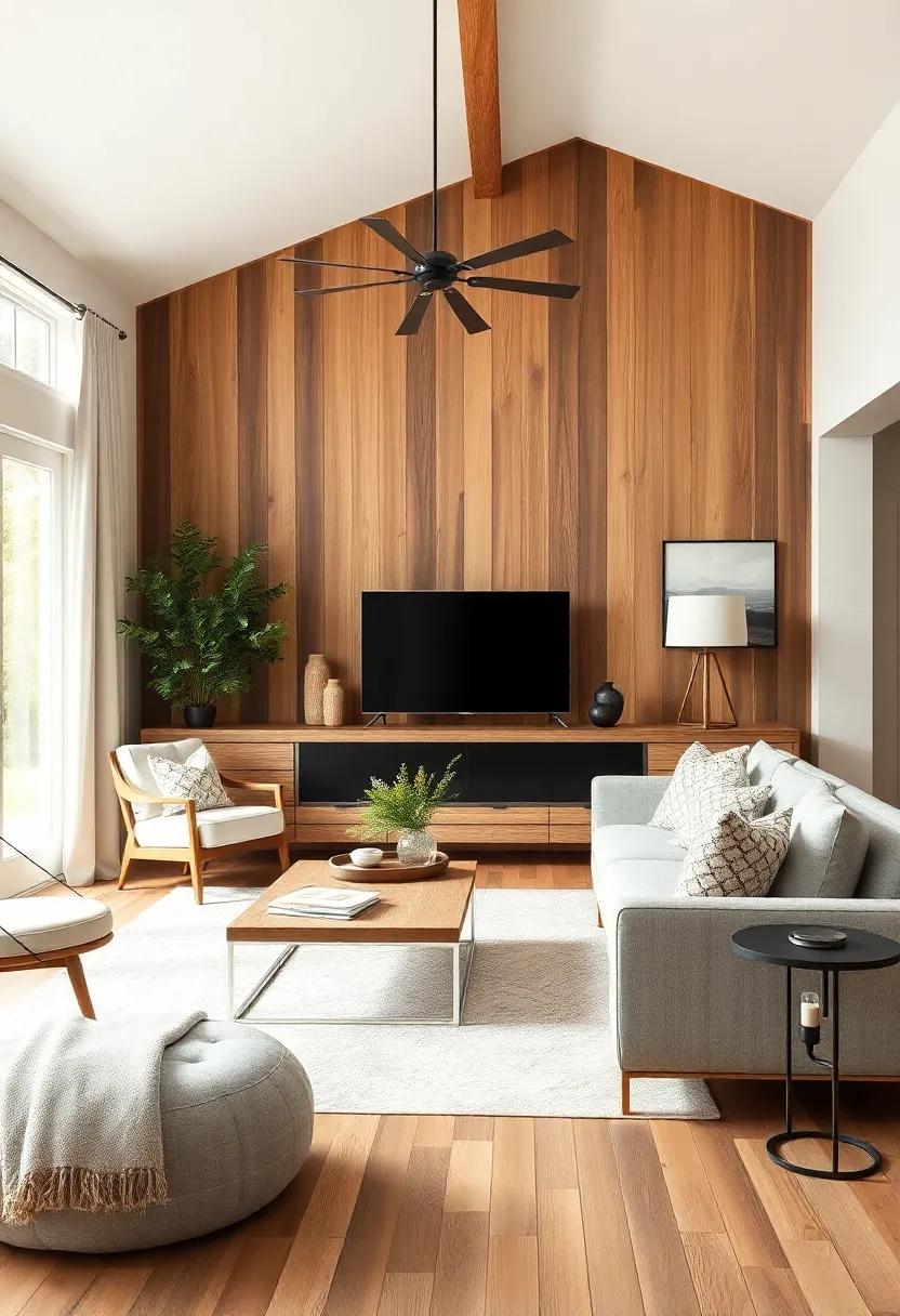 Inviting Textures: Layering Wooden Accents ‌for comfort and Style