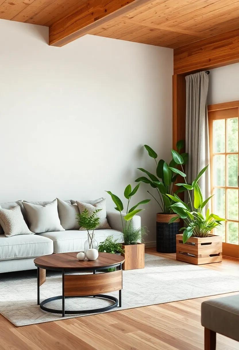 Integrating Plant Life: Wooden Planters that Bring Nature Indoors