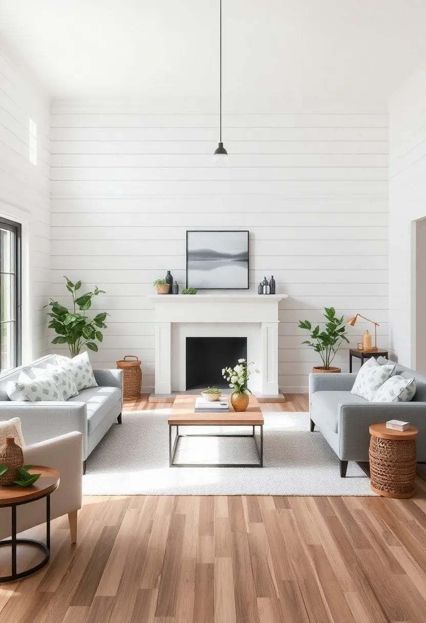 Monochromatic Magic: ⁤Paint shiplap ⁣in varying shades ⁤of a single color for a sophisticated, cohesive look without losing texture