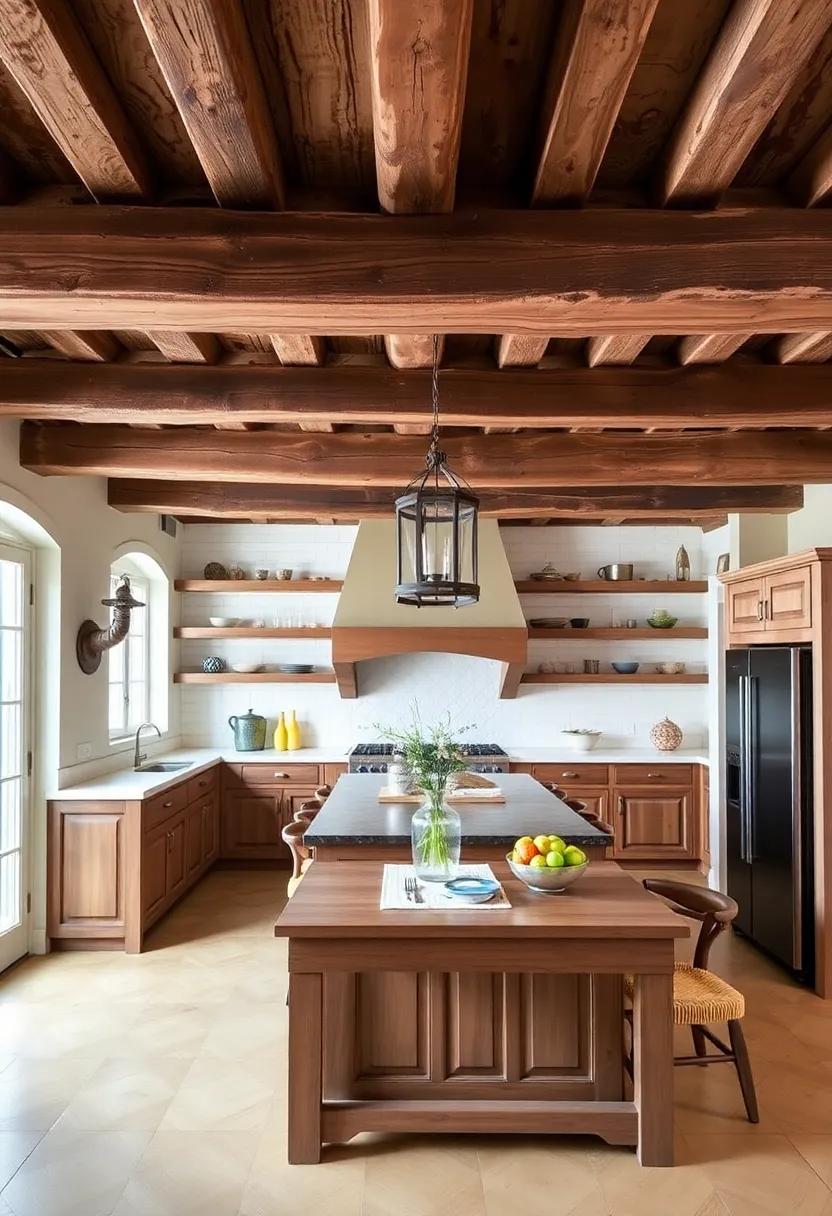 Rustic Beams: Expose wooden​ beams on the ceiling to ⁣add‍ rustic charm and ⁢a touch of the old-world ⁣French aesthetic