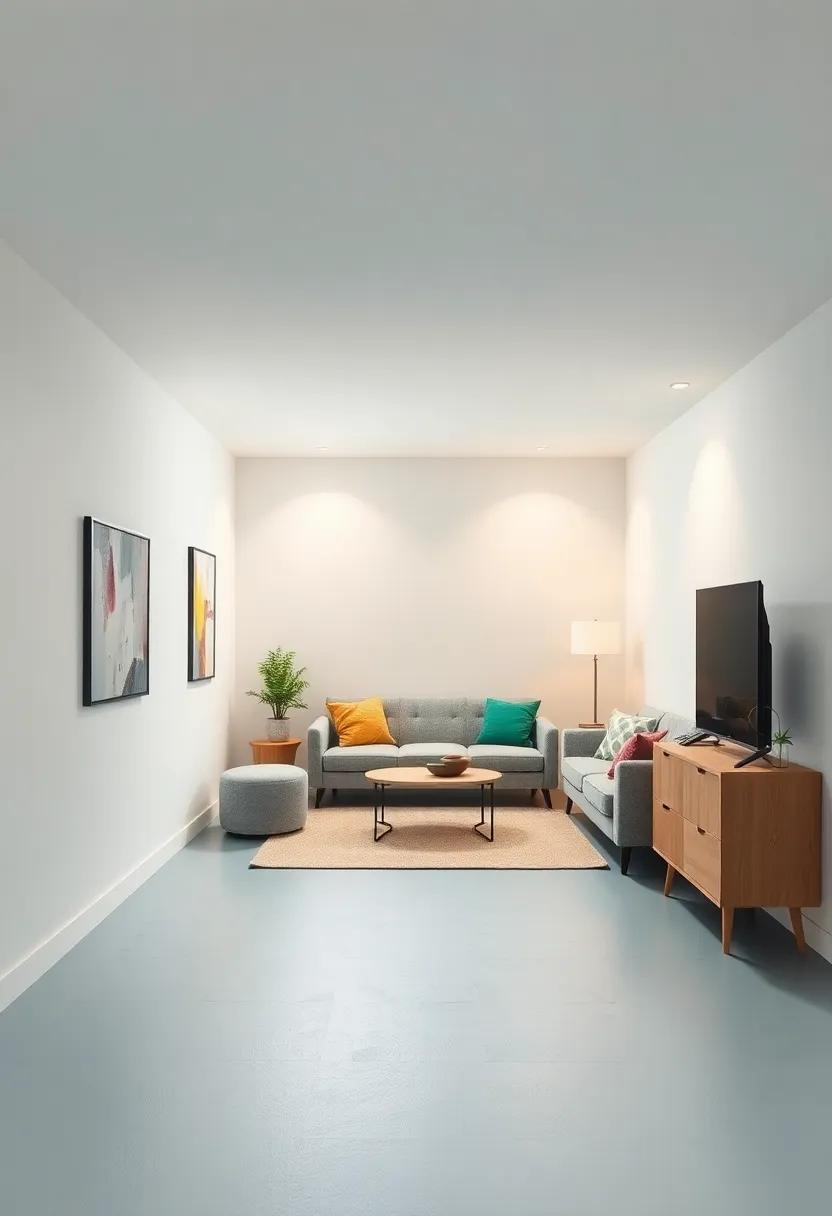 Using Color and Texture to define Understairs Spaces as Unique ​Living ‌Areas