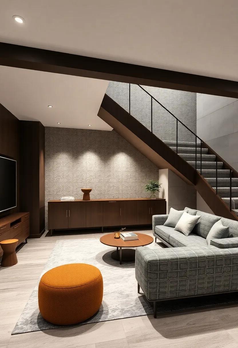 Using Textures ⁤and Fabrics⁤ to Create⁤ Luxurious⁢ Understairs​ Lounge Areas