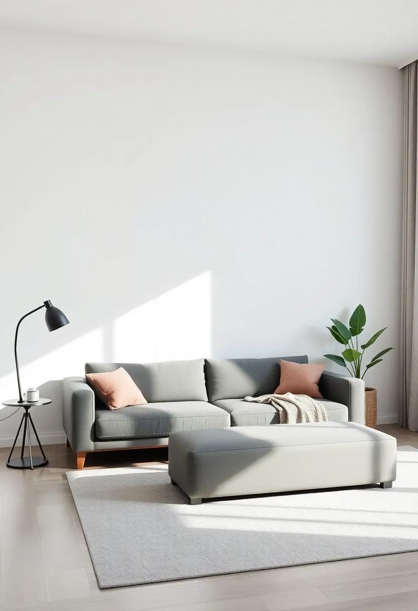 Embrace Multi-Functional ⁢Furniture: ‍Invest in pieces that serve⁤ multiple purposes, ⁣like⁤ a sofa bed‌ or an ottoman with storage
