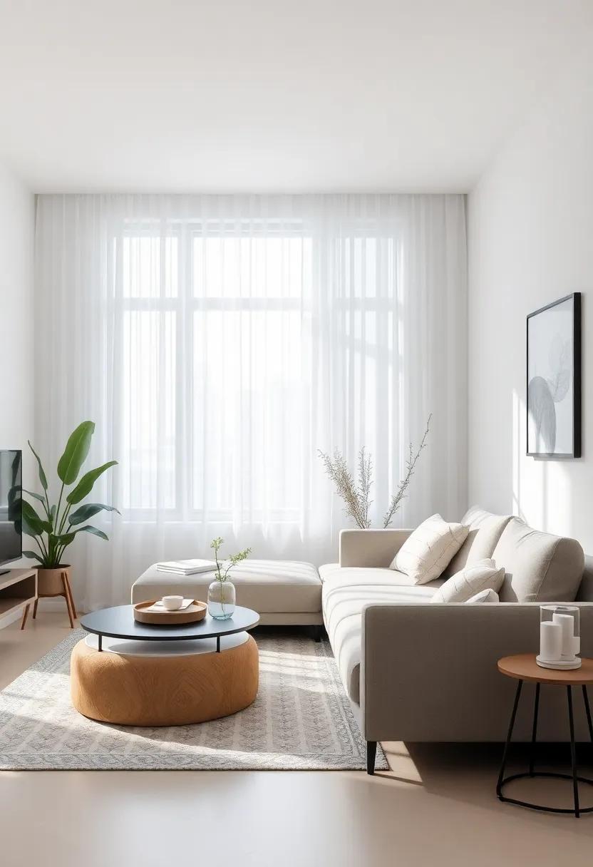 Maximize Natural Light:⁤ Use sheer curtains ‌or leave windows‌ bare to invite ⁢more daylight ⁤into the room, enhancing the feeling⁣ of spaciousness