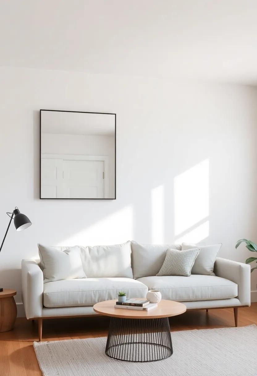 Use Mirrors Strategically: Hang mirrors across from windows to reflect light and⁤ create ‌an illusion of⁤ depth,visually expanding the room