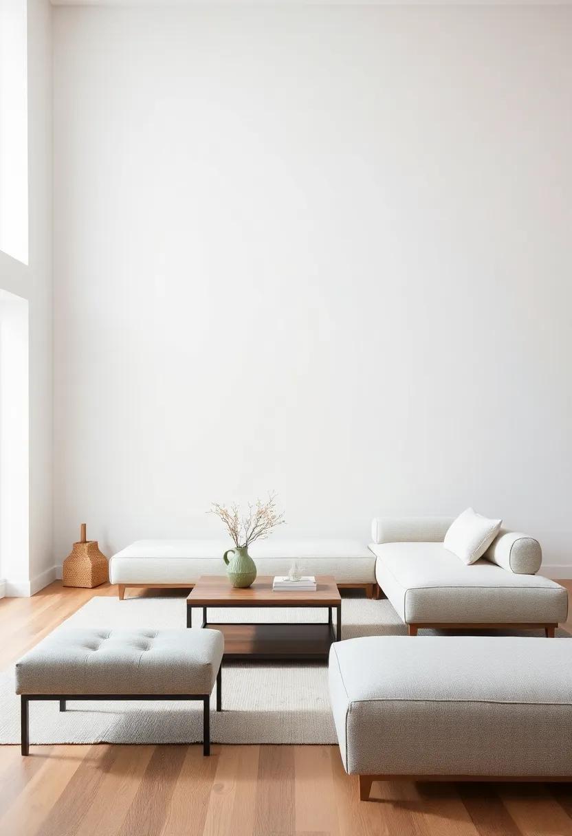 Incorporate‍ Hidden Storage: Look for furniture that ⁢conceals clutter, such​ as ‌coffee tables with⁣ drawers‌ or benches that open up for additional storage