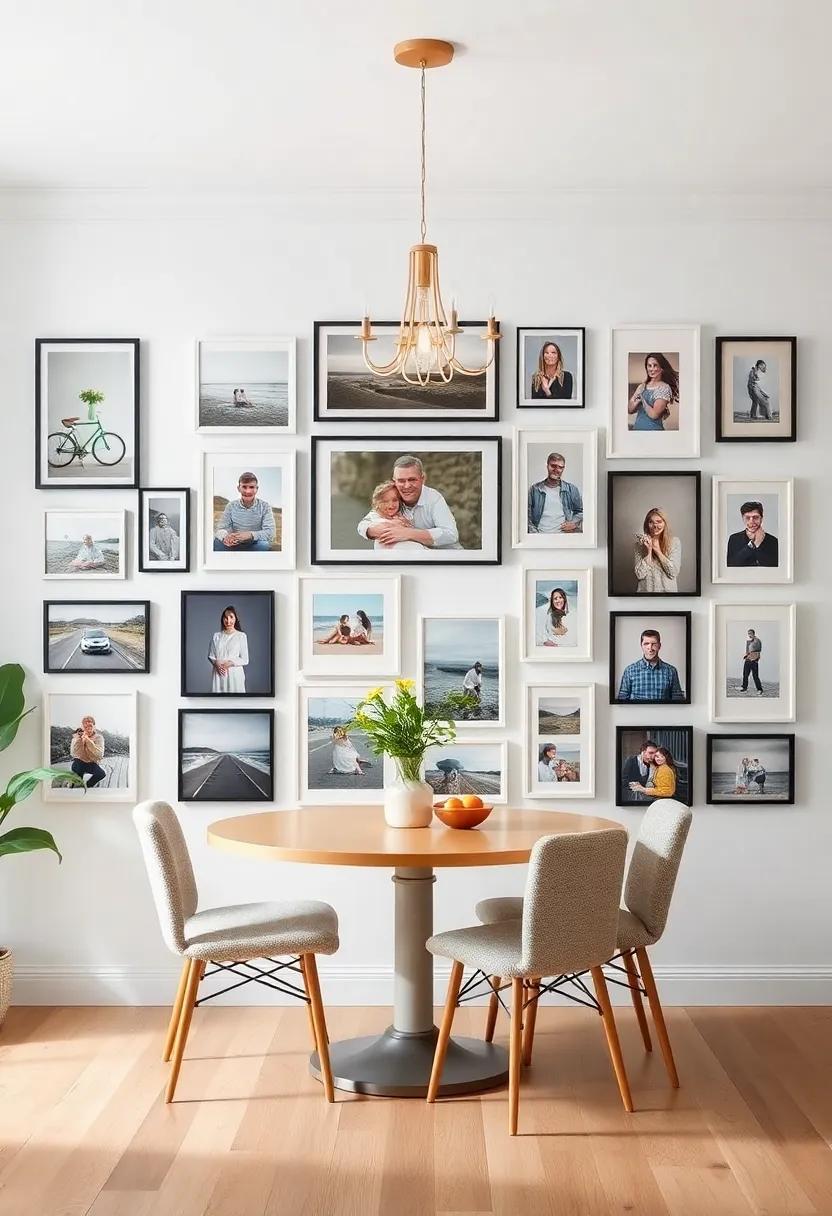 Showcase‍ Family‌ Memories ‍on a Heartwarming Gallery Wall of Personal Photos