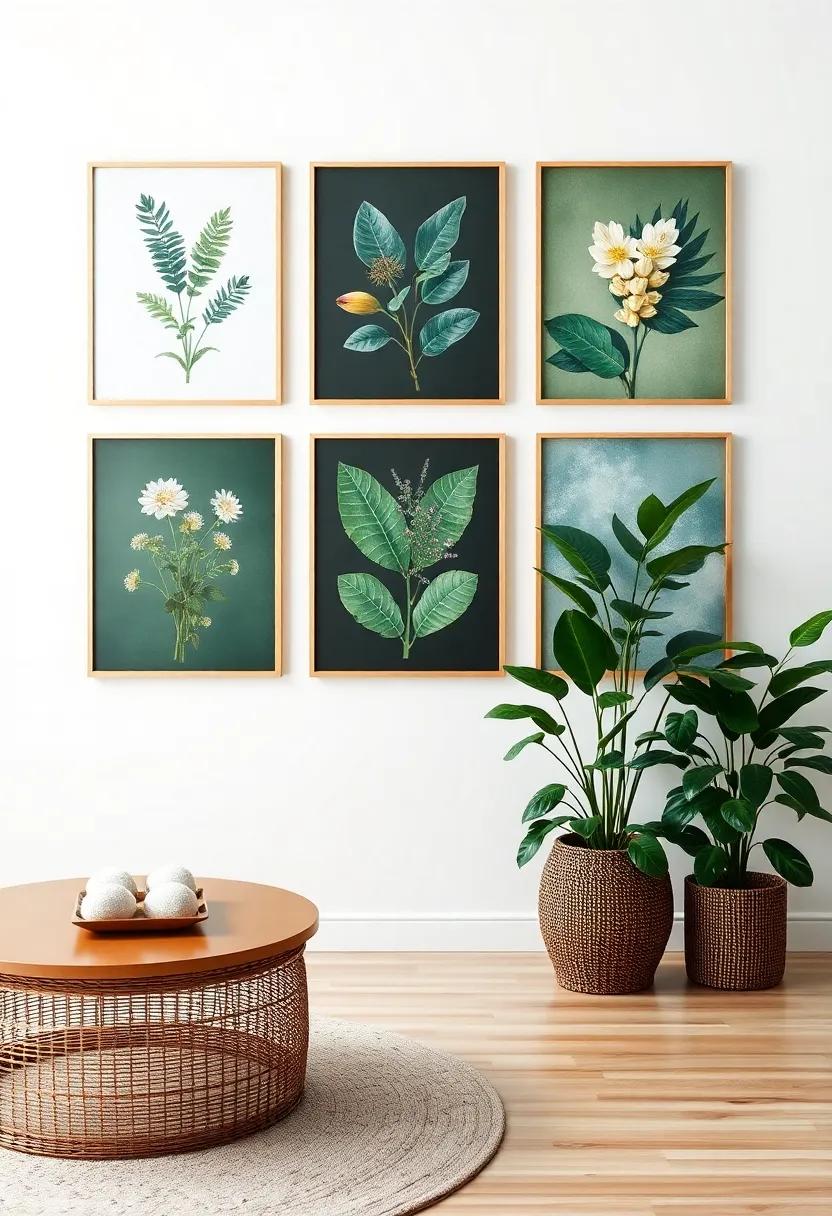 capturing​ Nature's Beauty With⁢ Botanical Prints And greenery In Your Gallery Wall Composition