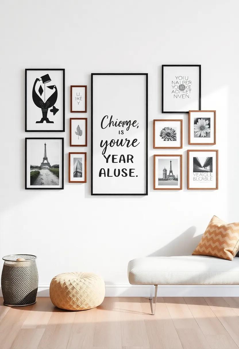 Integrating Inspirational⁤ Quotes And Typography to Infuse Your​ Gallery Wall‌ With Meaning