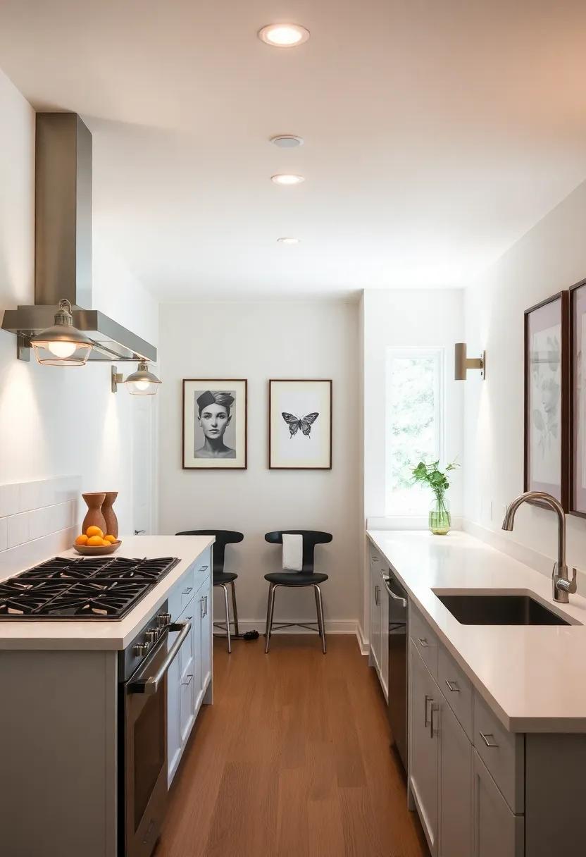 Add Sconces: Install wall sconces to highlight artwork or design features while providing soft background lighting