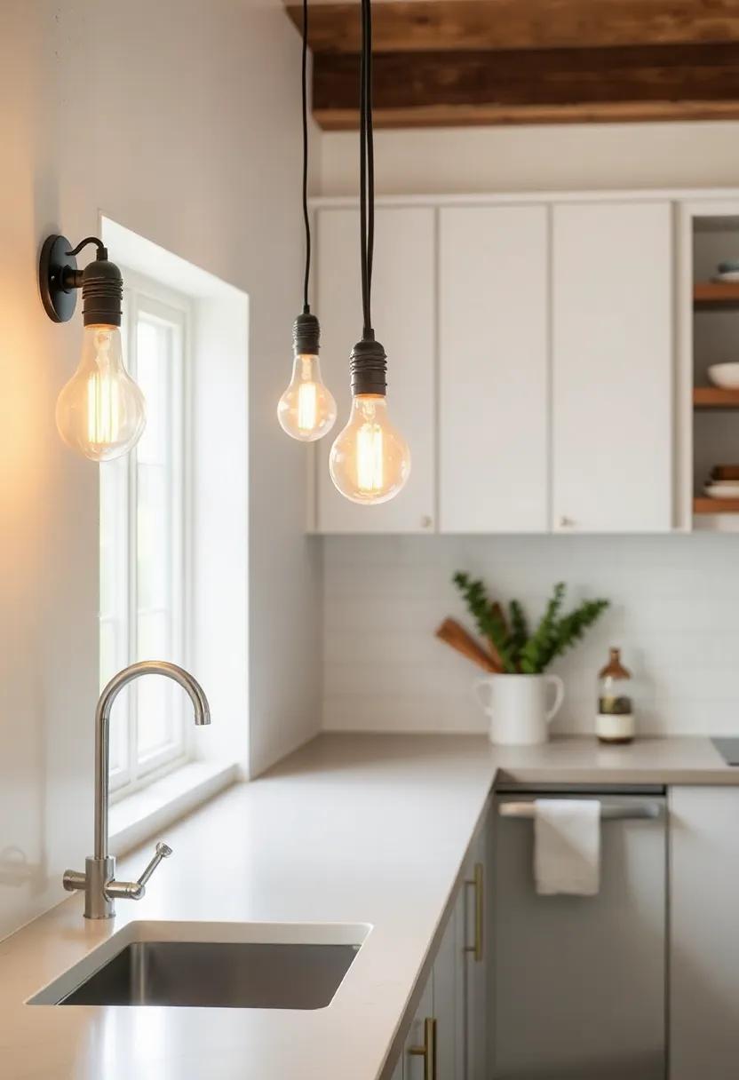Experiment with edison Bulbs: Use vintage-style Edison bulbs for a trendy, industrial vibe that brings character to your lighting scheme