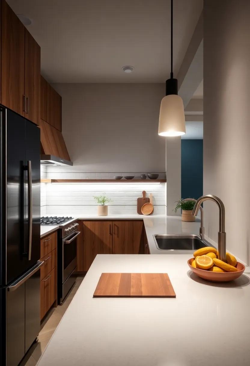 Install Motion-Sensor Lights: Perfect for those busy cooking moments, motion-sensor lights can illuminate the space as you enter, ensuring you’re never left in the dark