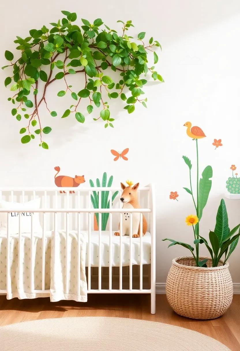 Creative⁢ Wall Decals Of Whimsical Animals And Plants To Spark Imagination