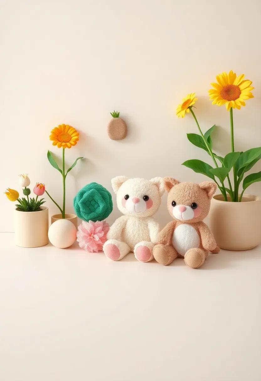 cuddly Plush Toys Inspired By ⁣Garden​ Creatures For Imaginary Playtime Adventures