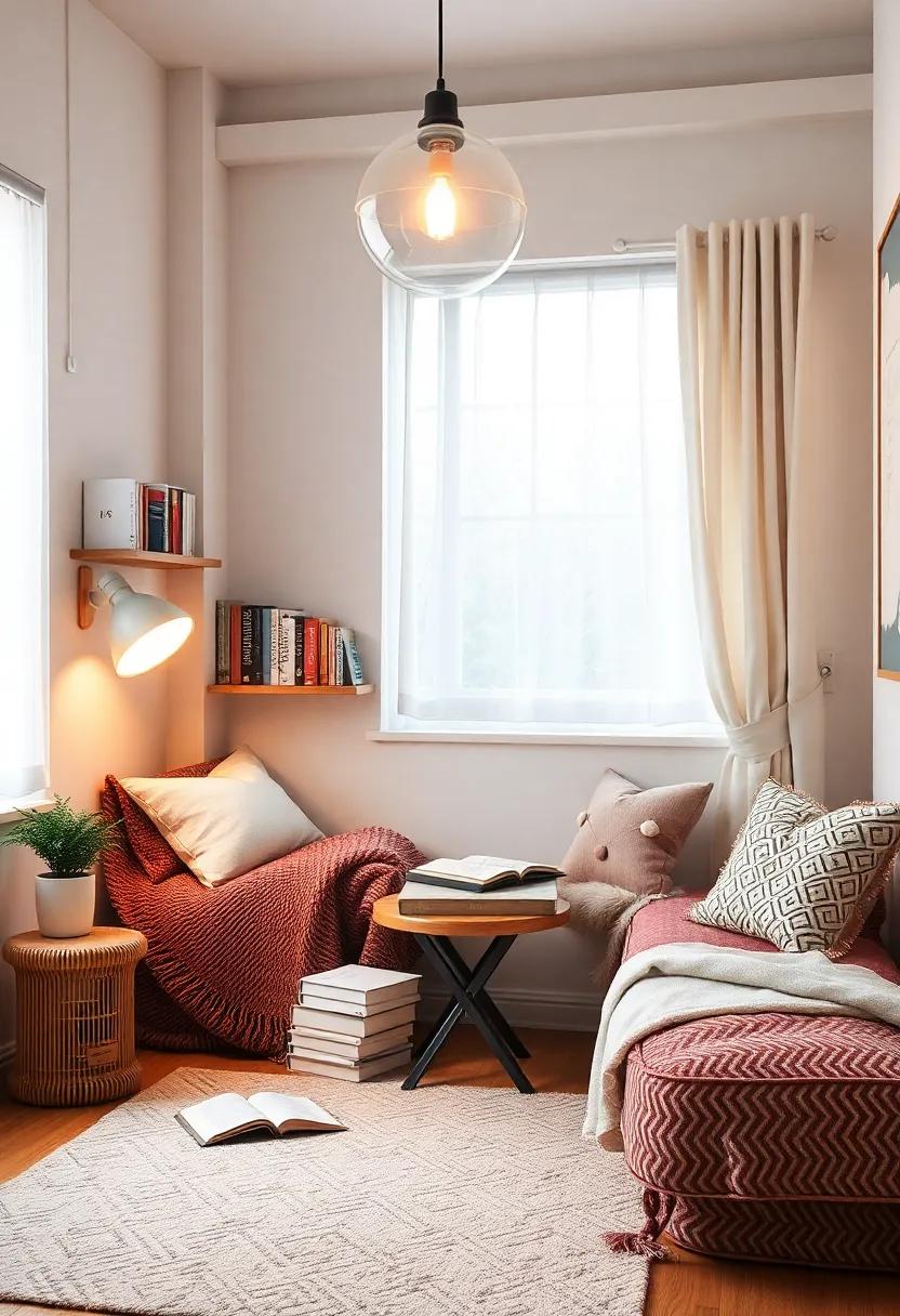 Creating a Cozy Reading Nook with Dreamy textiles and Ambient Lighting