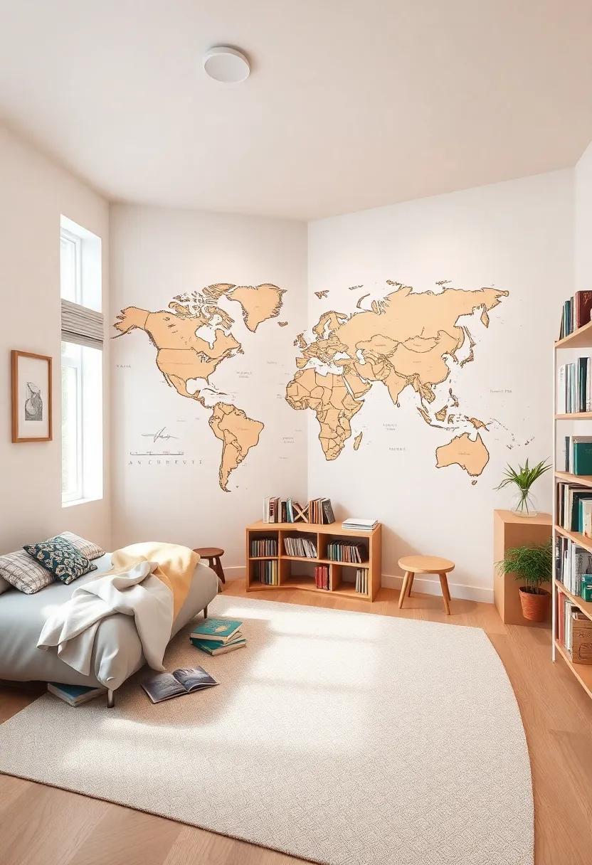 Incorporating‌ a World map⁤ to Explore Literary Settings and Author Travels