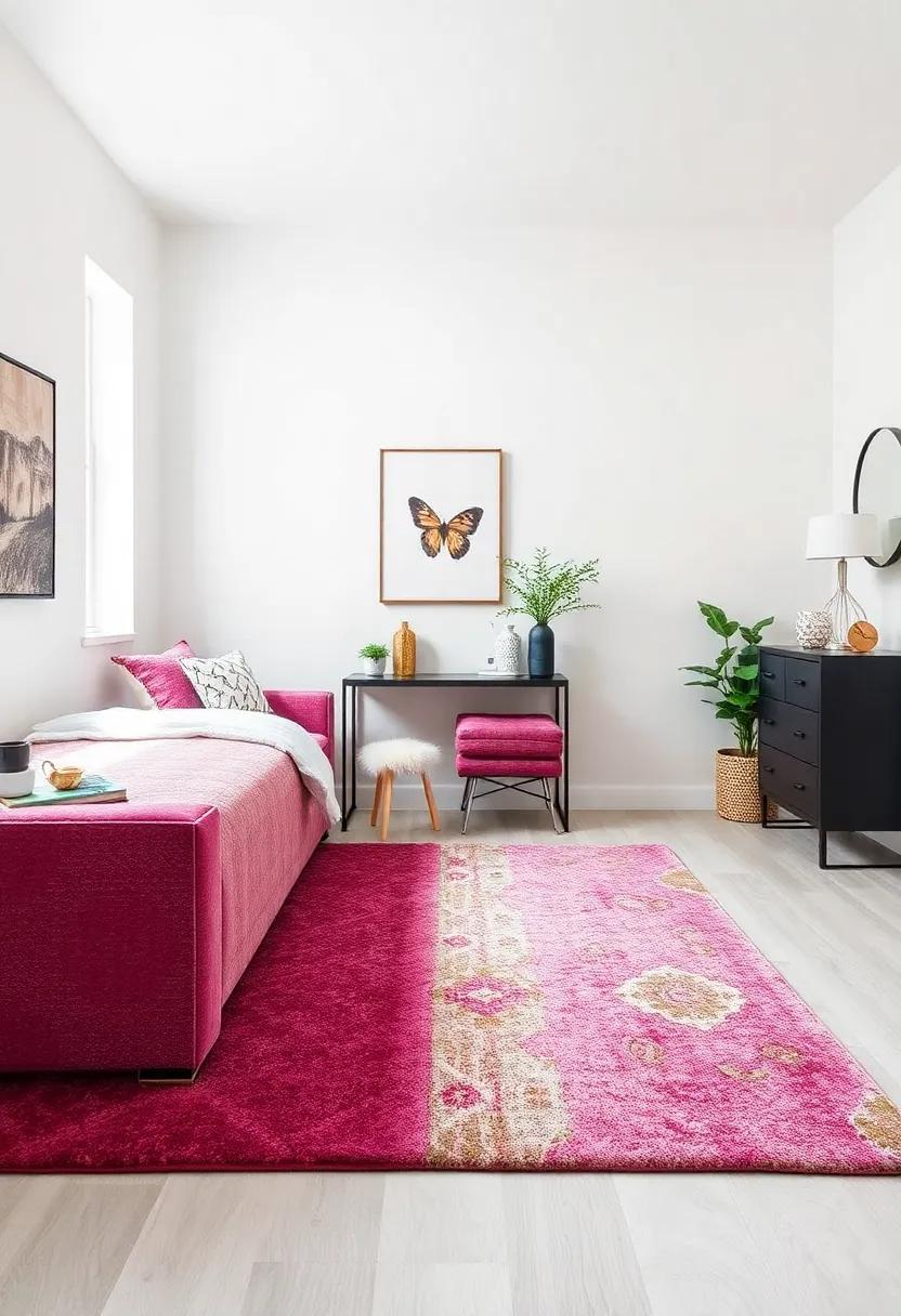 Rug ‌selection: Textures and Patterns that​ Ground Your​ Glam Space