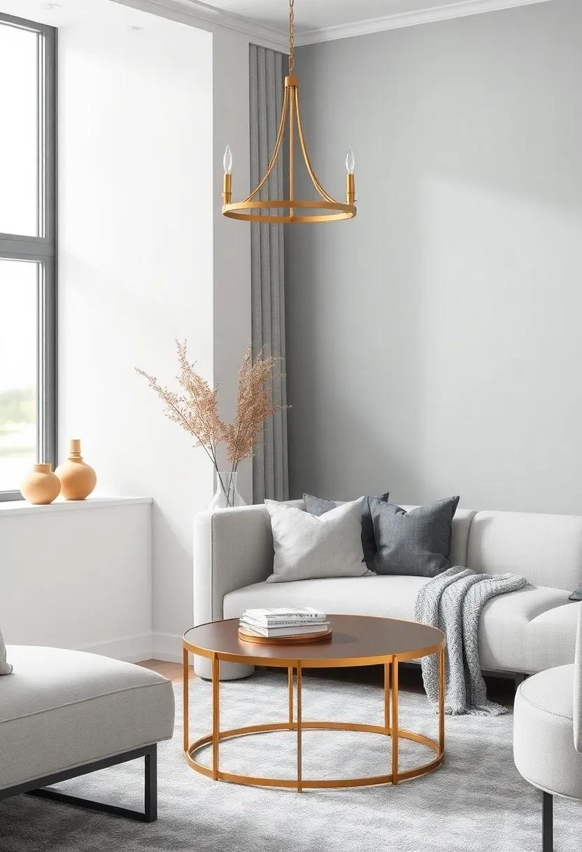 Mix Gray shades: Layer different shades of gray⁤ throughout ‍your decor to create depth, ensuring the gold accents pop without overwhelming the space