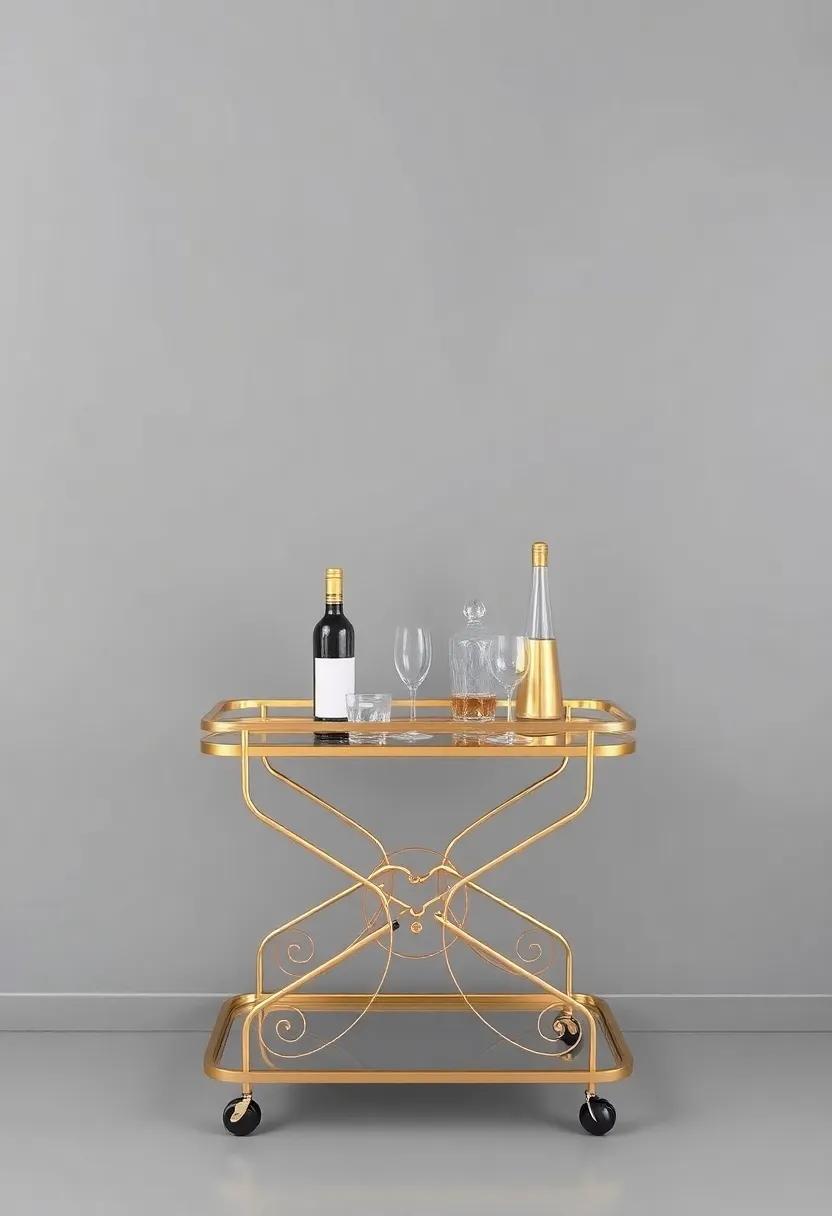 subtle gold​ Wallpaper: Use gold-accented wallpaper for a subtle glam effect in hallways or bedrooms,‍ enhancing the elegance of gray decor