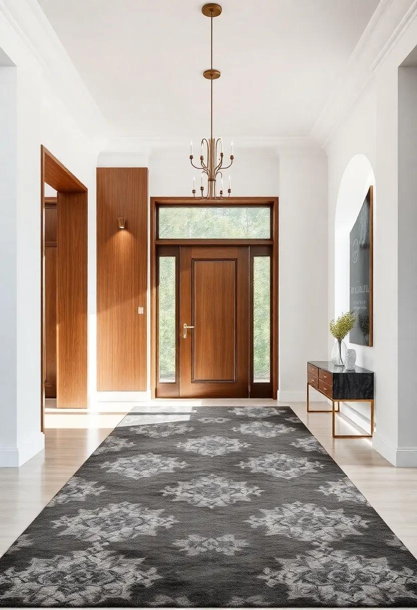 Captivating Patterns ​that Speak Elegance In Entrance decor