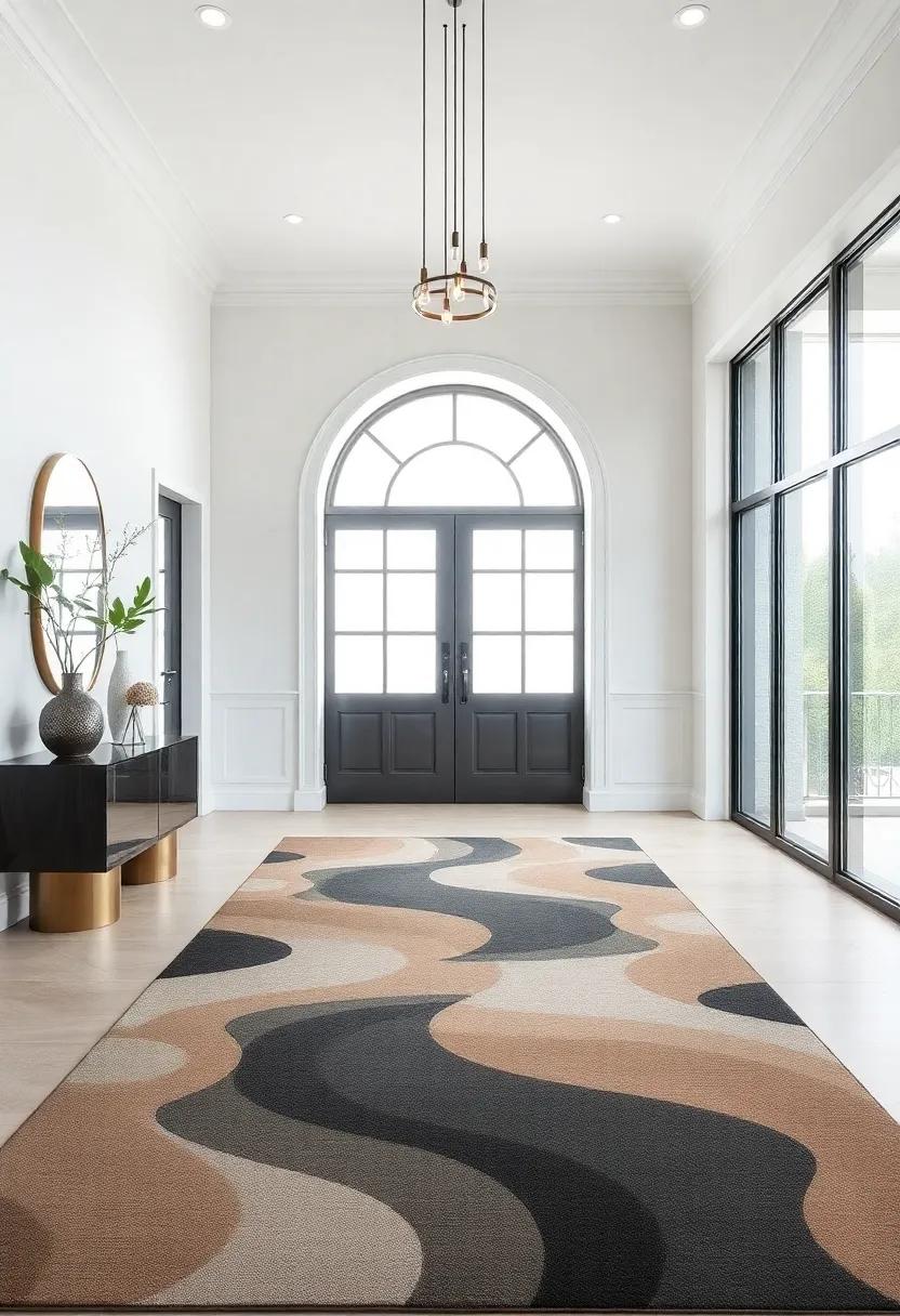 Making Statements:⁤ The Use ​Of‍ Bold Designs⁢ In⁢ Entrance ⁢Area ⁣Rugs