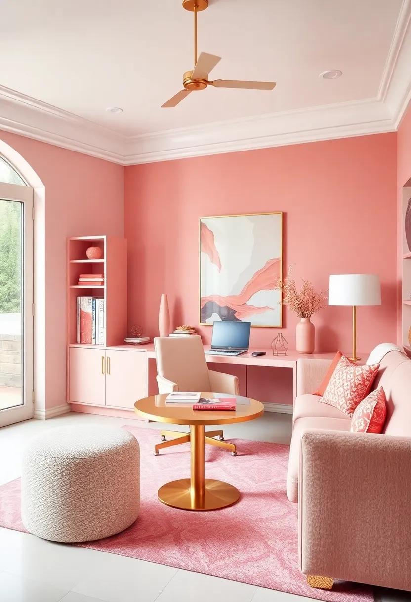 Coral Mood Board: Create an inspiration board with coral fabrics, colors, ⁣and images to spark creativity