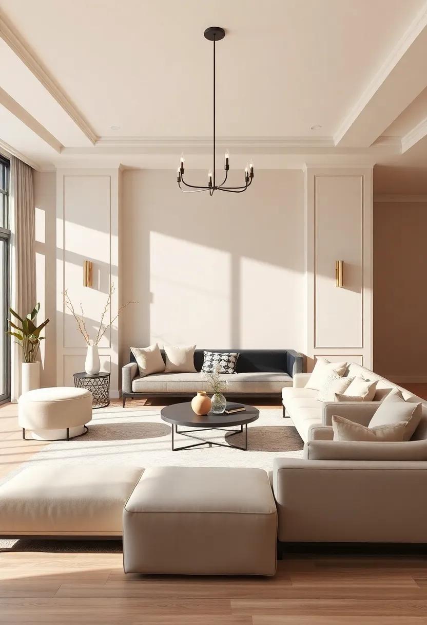 Elevate Your Living​ Room: Embracing Subtle Beige and⁢ Cream for Timeless Elegance