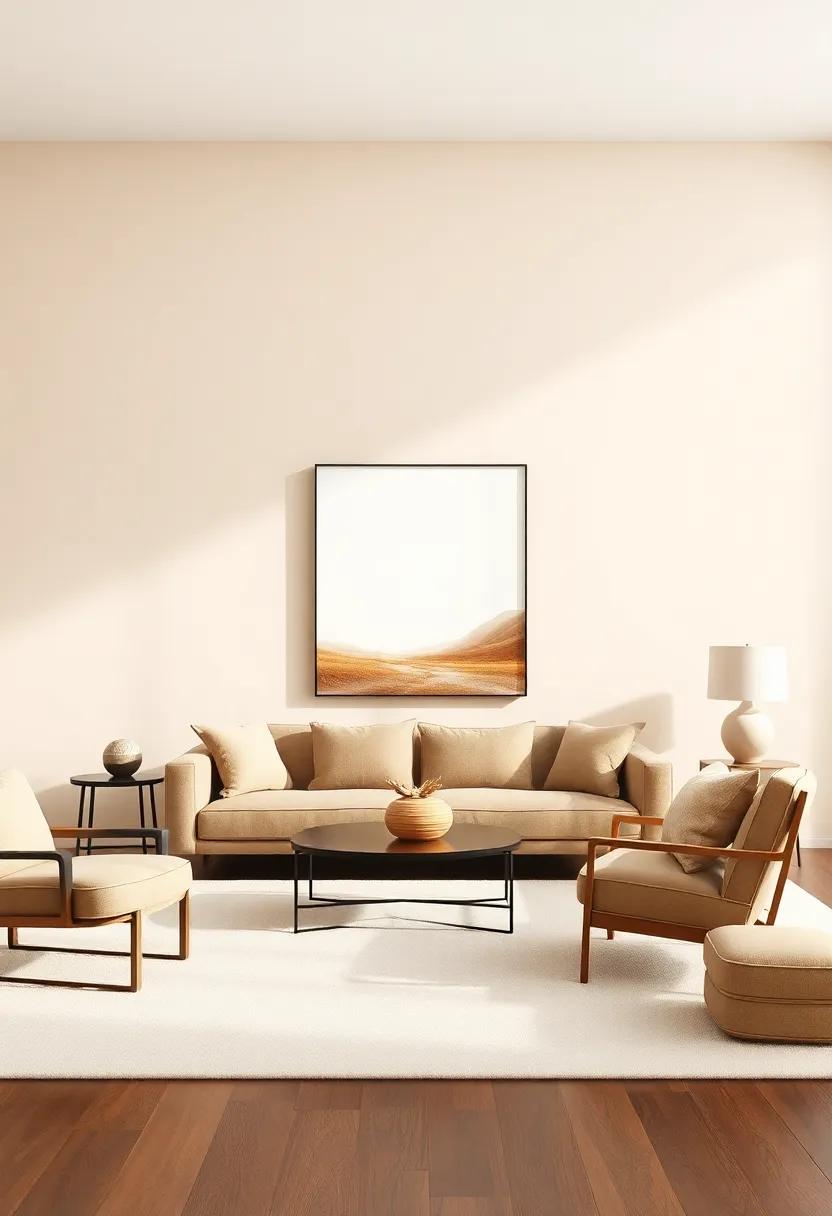 The Impact of Warm Beige Shades on Living Room Ambiance