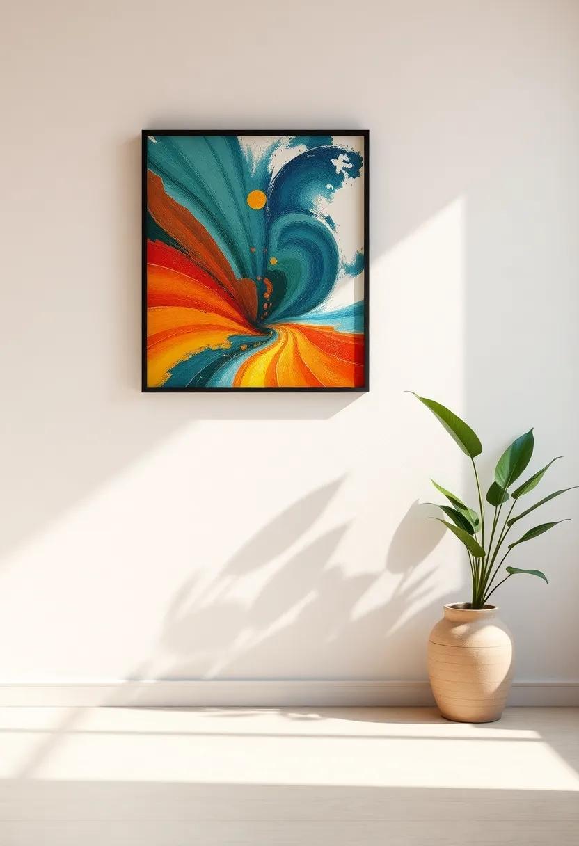 Incorporating Art to Vibrantly⁤ Contrast Neutral Walls