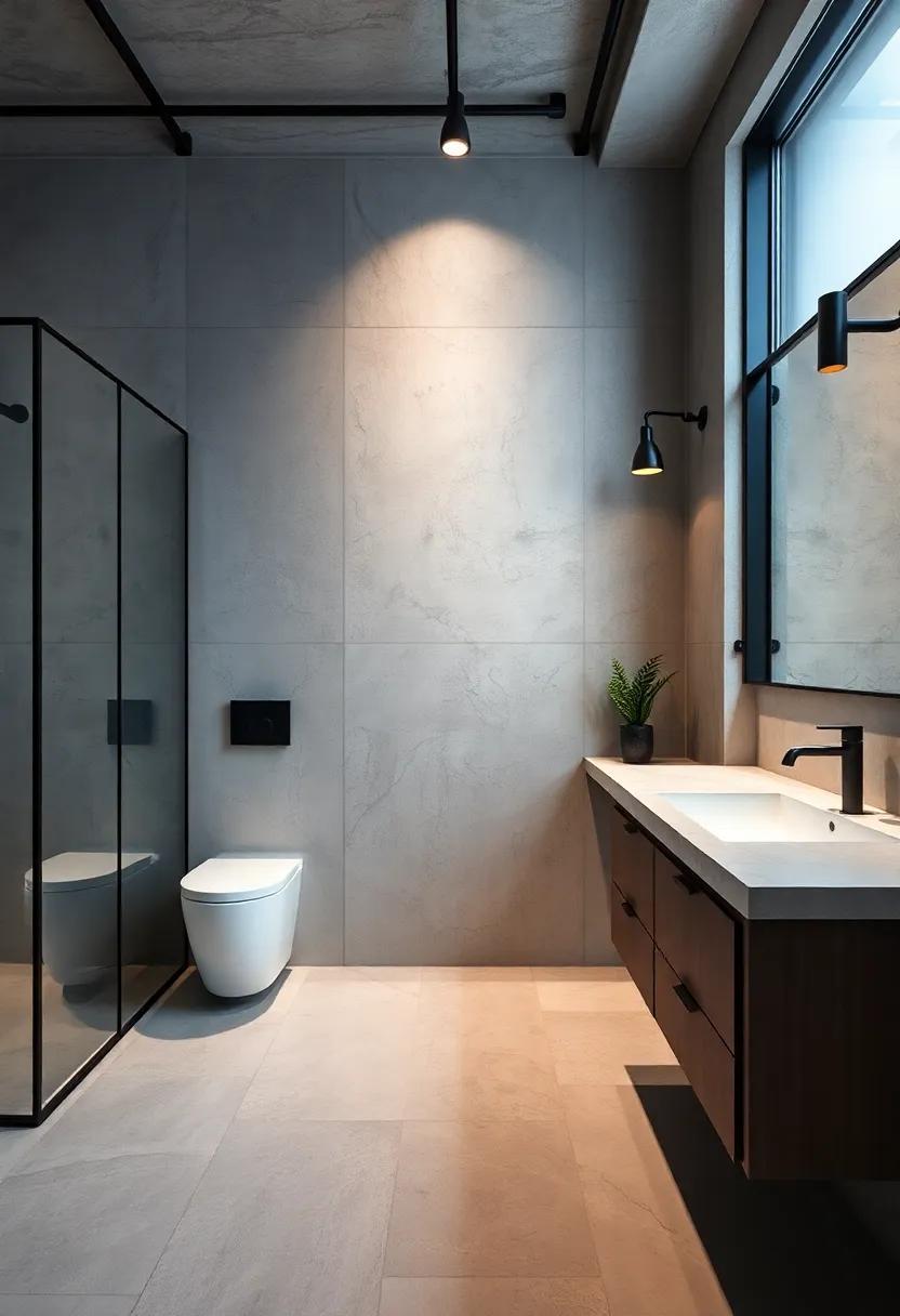 Lighting that Elevates: Illuminating Concrete Features in an industrial⁣ Space