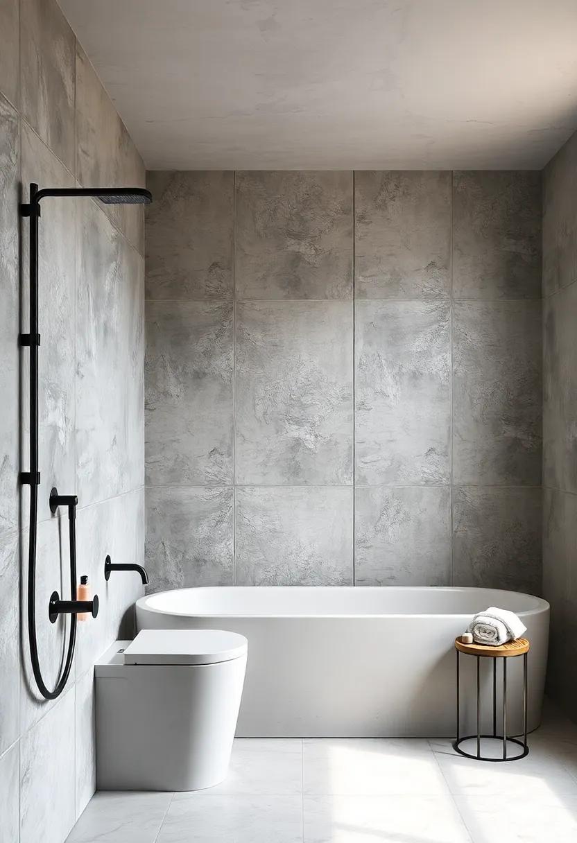 shower⁣ Designs: Creating⁤ an Inviting Concrete Retreat
