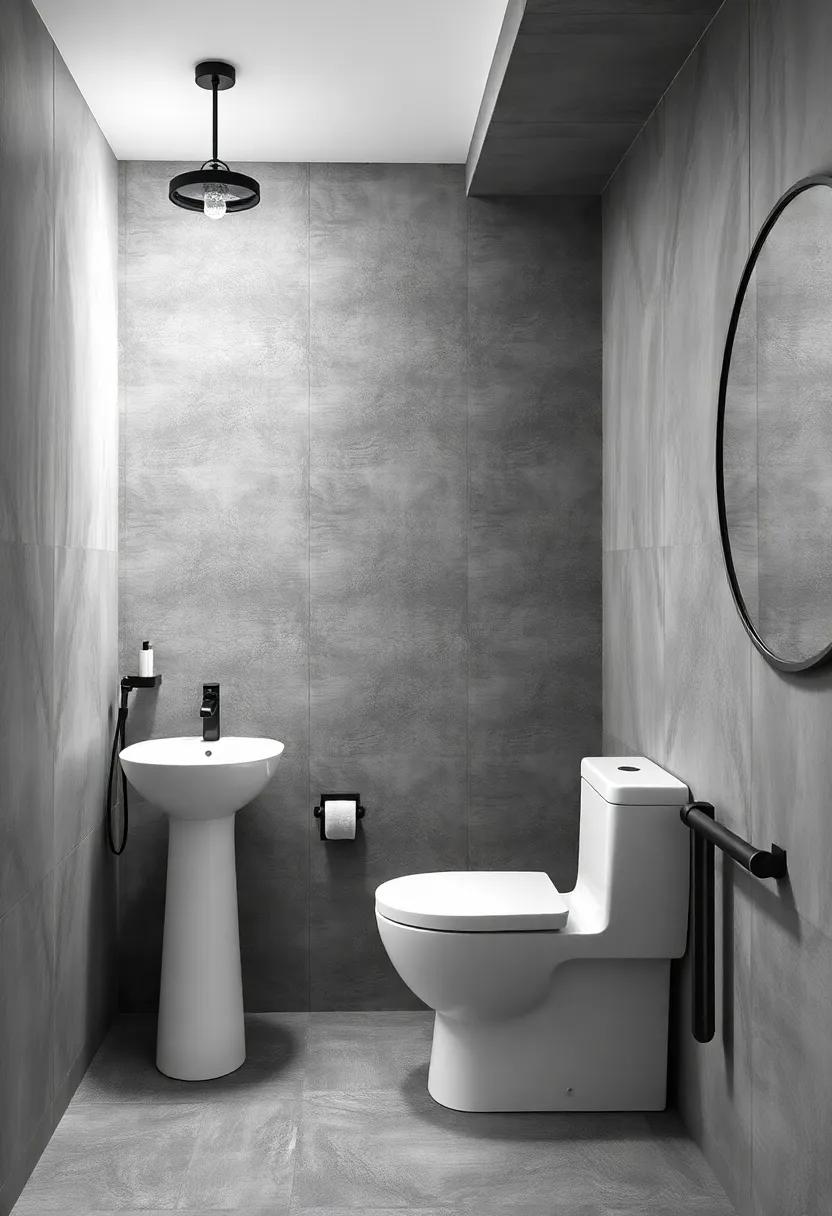 Wall ⁣Treatments: Textured Concrete Panels as eye-Catching Features