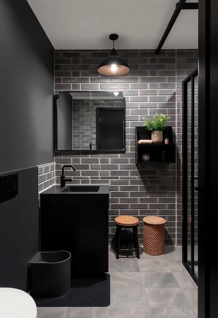 18)⁣ Smart Color ⁢Palettes: Use a mix of deep greens and earthy browns ⁣alongside matte⁣ black, complementing the industrial theme⁣ with a⁣ hint of natural sophistication