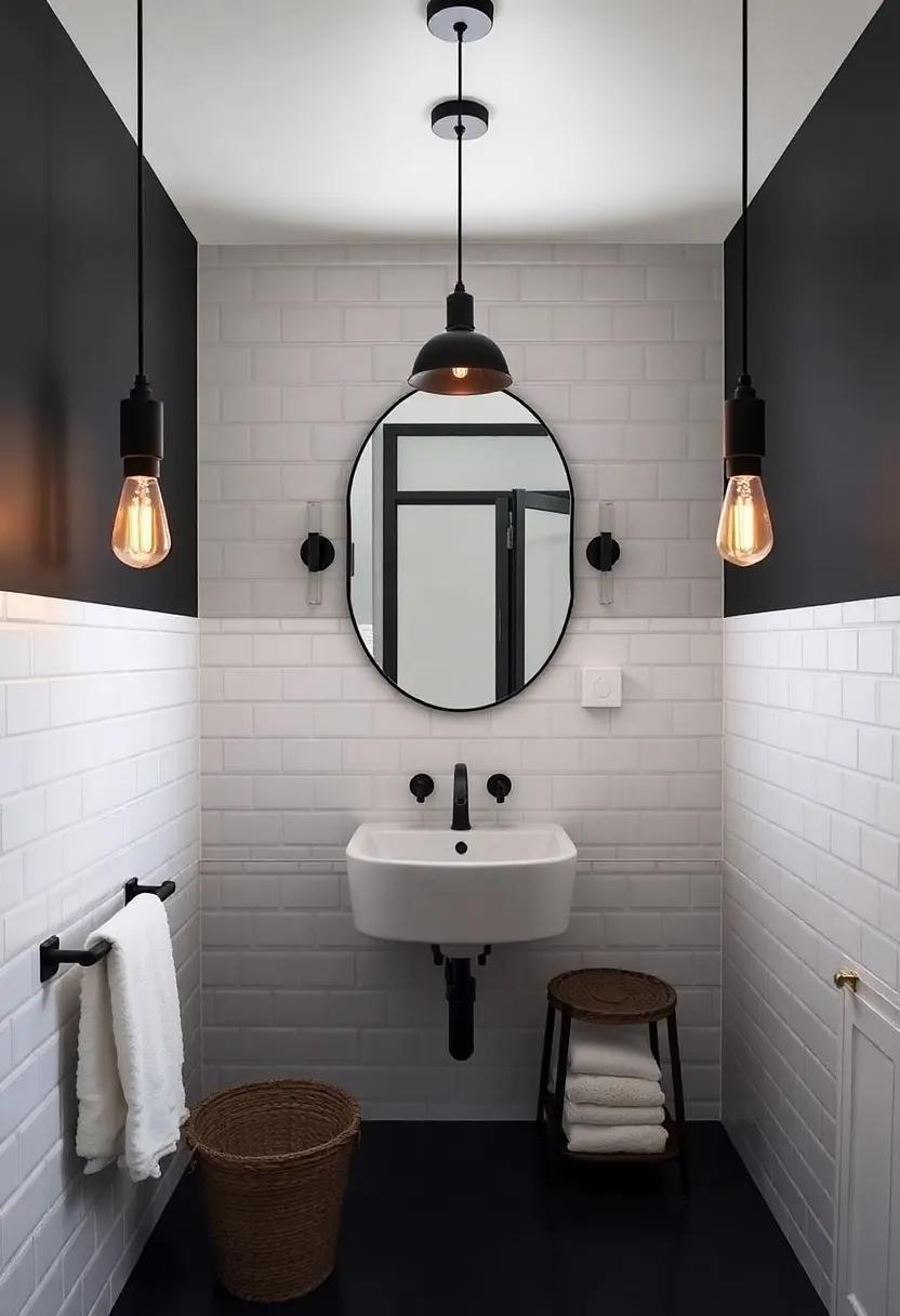 4) Statement Lighting: Install matte⁣ black pendant lights⁤ with Edison bulbs to⁢ illuminate the space, ⁣adding character while preserving‌ the industrial vibe