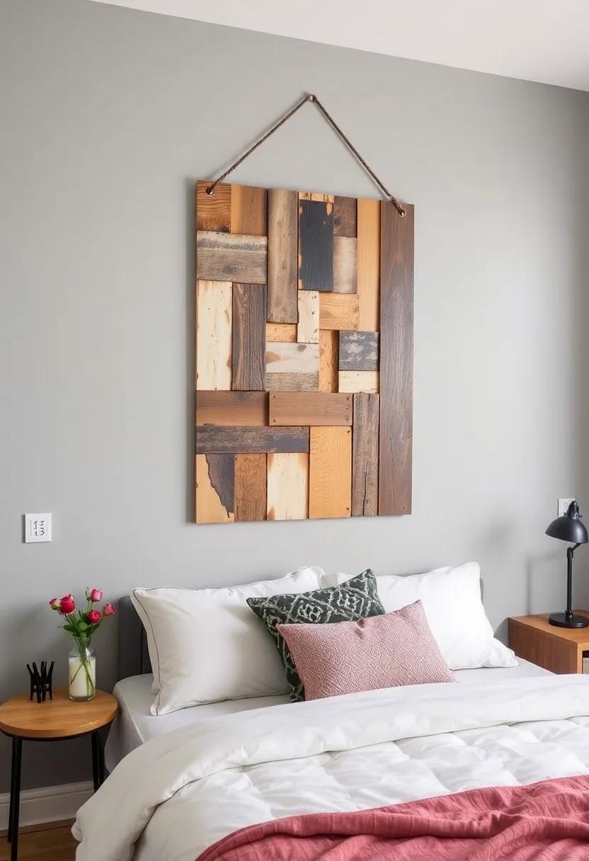 Mixed Media Collage: ⁣Create a mixed-media collage using various materials like wood, metal, and fabric to make a personalized piece ⁢of wall art