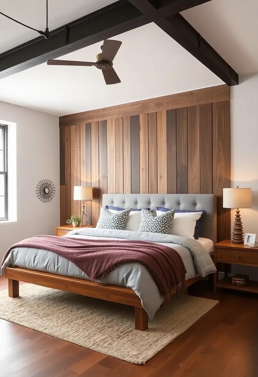 Rustic Barn Wood Panels: Line the wall with rustic barn wood panels to invoke‍ a cozy ⁤yet industrial feel reminiscent of converted‌ loft⁤ spaces