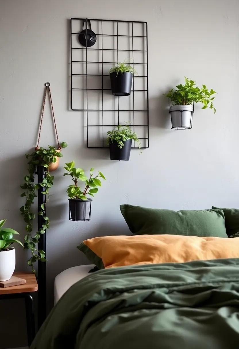 Wall-mounted Plant Holders: Combine greenery with industrial design⁢ by using‍ wall-mounted metal plant‍ holders for a chic yet organic touch