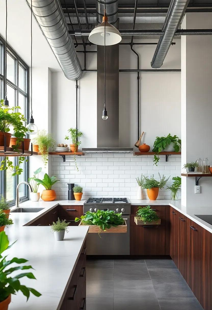 Bringing Nature Indoors with Greenery and Herb Gardens in ‌Kitchens
