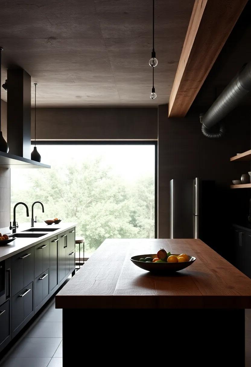 Exploring Raw Materials:​ The⁢ Beauty of Metal, Wood, and Concrete in Industrial Kitchen Design