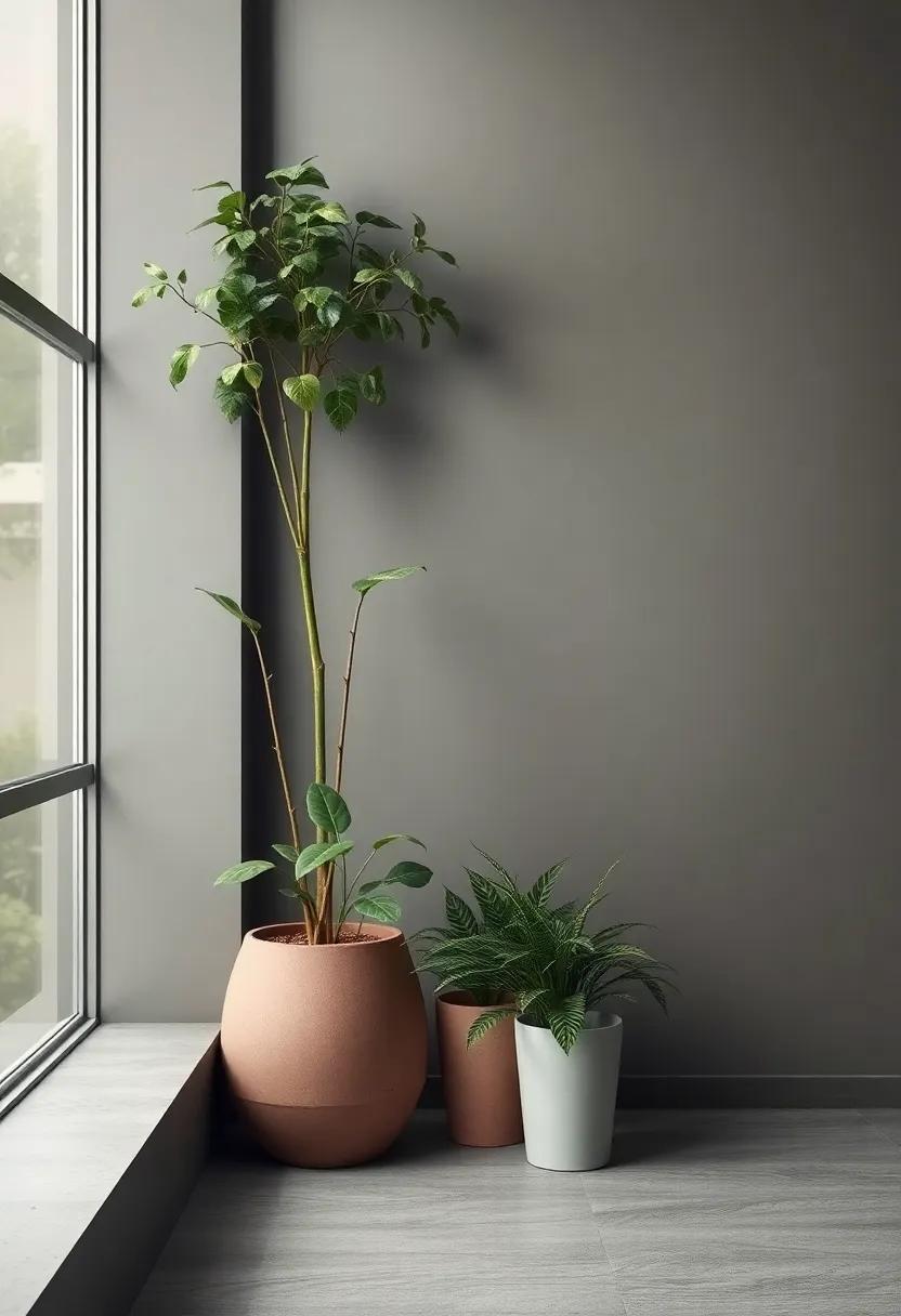 Integrating Greenery for a Touch of Life​ Amongst Neutrals