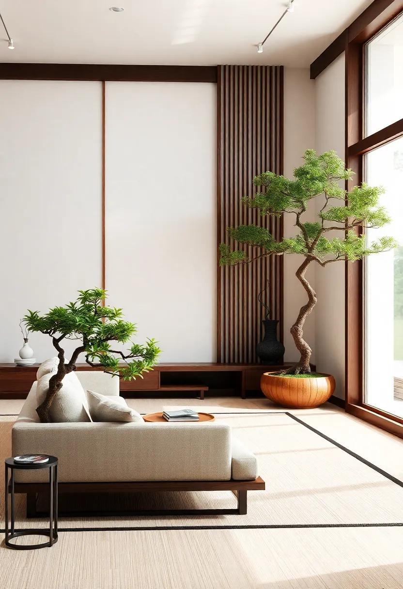 Harmonizing Nature: ⁢Integrating Bonsai Trees as⁣ Focal ‍Points