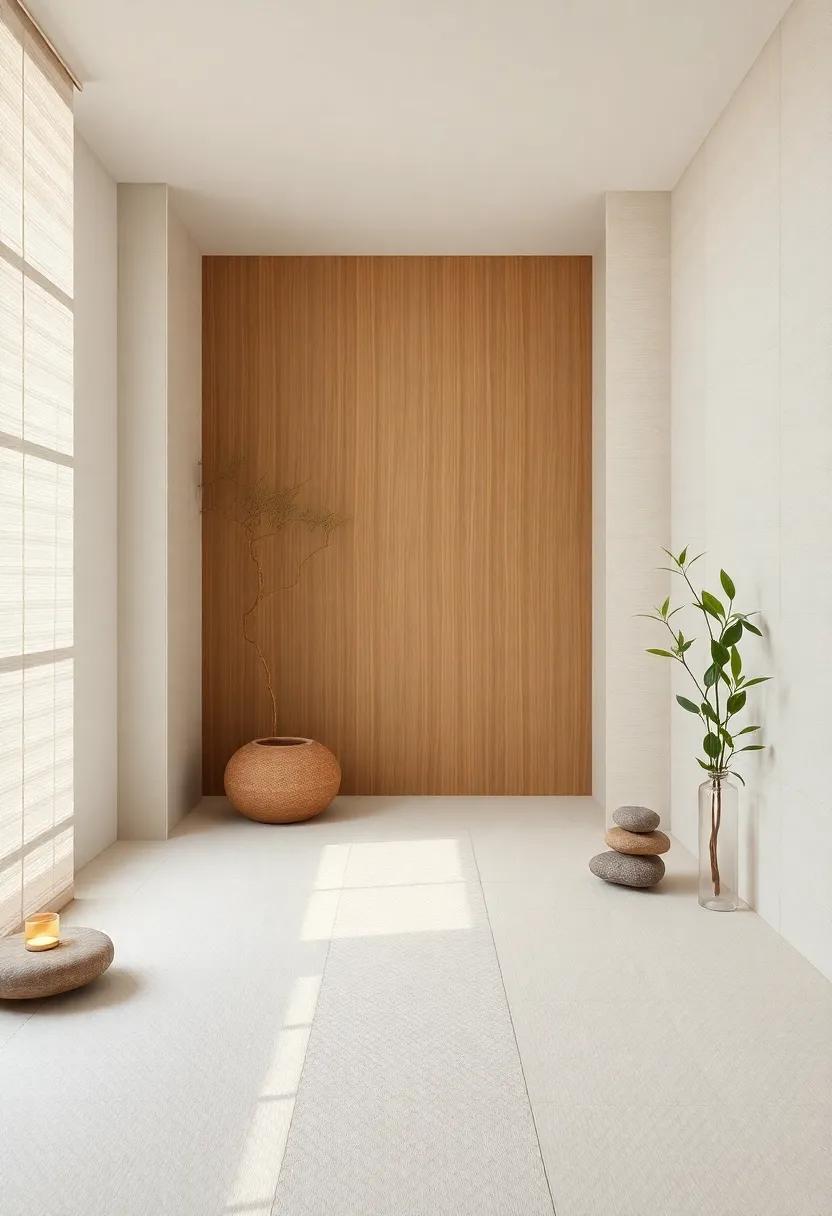 Natural ​Textures: Selecting ⁤Bamboo,Stones,and fabrics for Tranquility