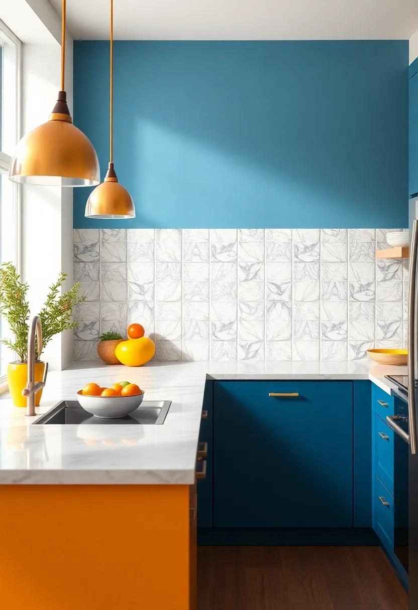 Colorful ​Accents: ⁣Adding Spice to your Kitchen with Bold Design Choices