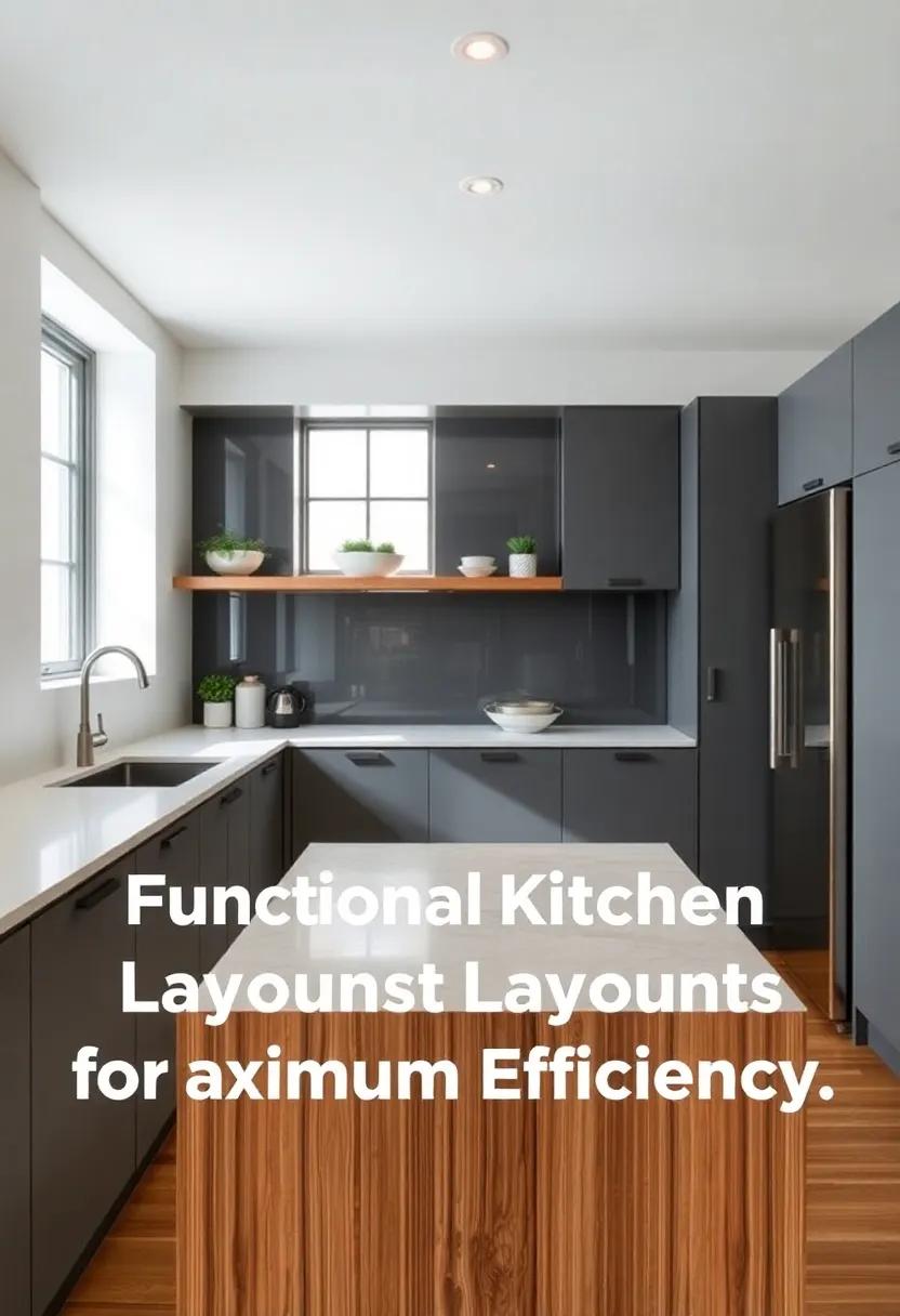 Functional Flow:​ Crafting Kitchen Layouts for Maximum Efficiency