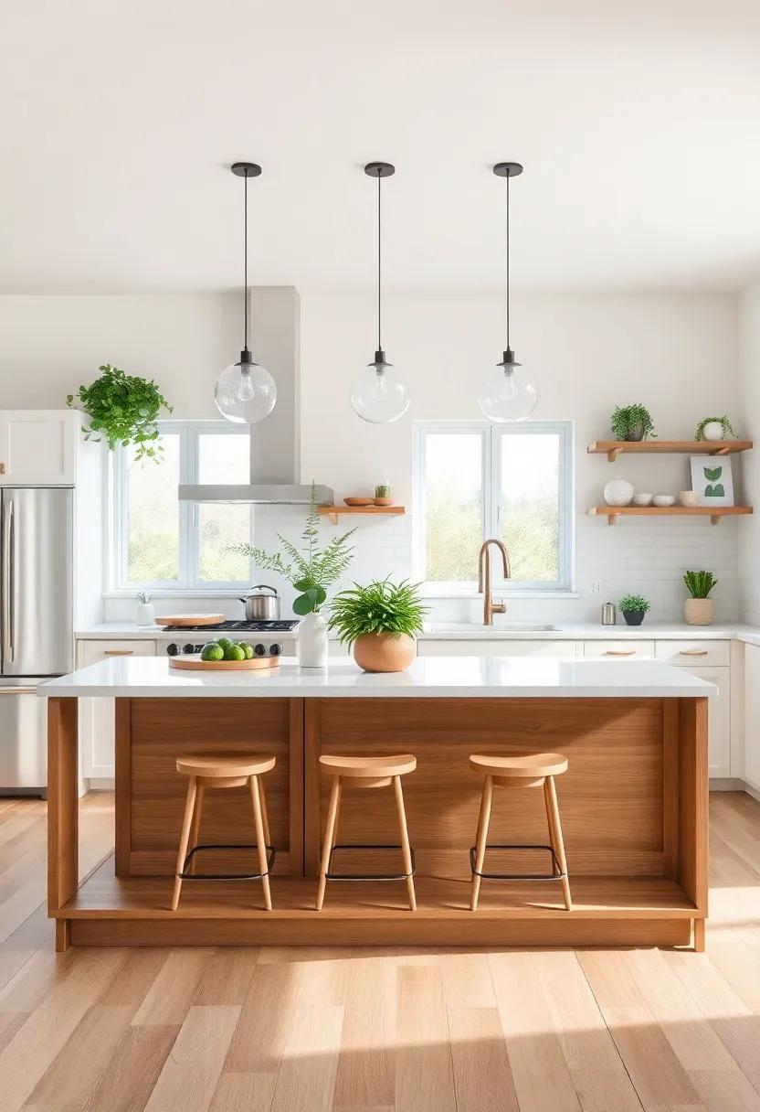 Bringing Nature‌ Indoors: Greenery Ideas for Kitchen Island Decor