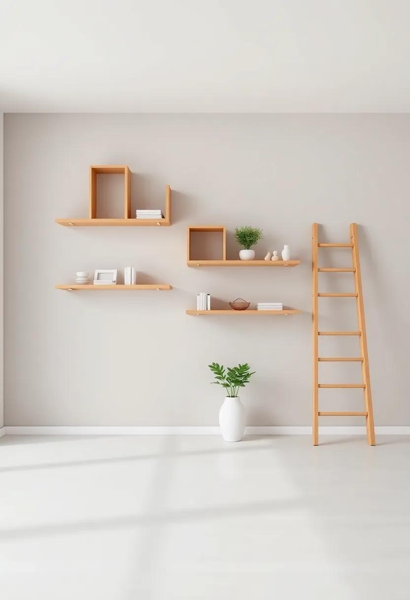 Innovative Storage Solutions With ⁣Ladder Shelves ‌in Family Areas
