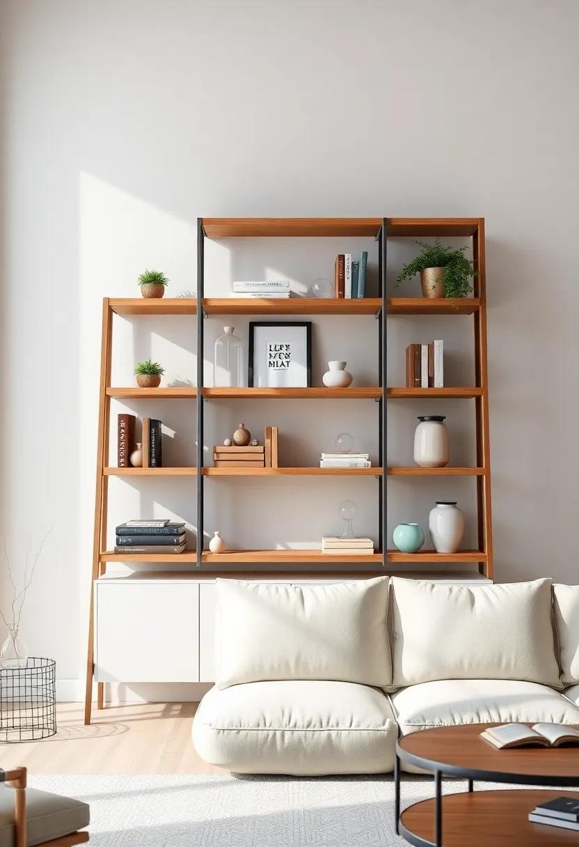 Layering Functionality And Style With Multi-Tiered Ladder Shelves