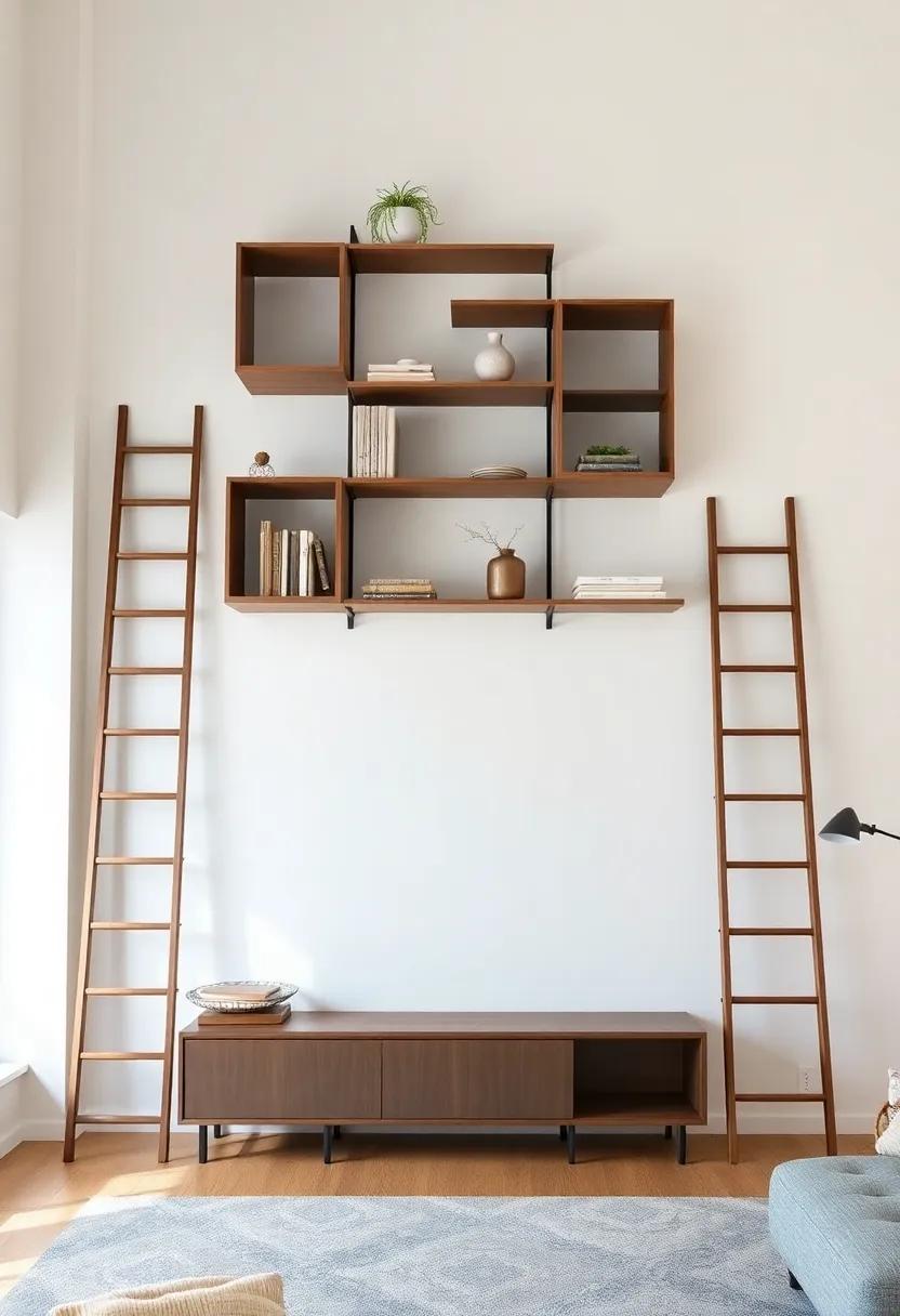 Maximizing Vertical⁤ Space With Creative⁣ Ladder Shelf Configurations
