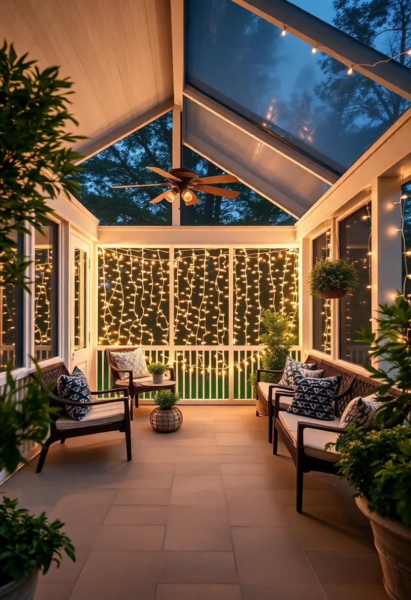 Twinkling Vistas: Crafting an enchanting‌ Evening Scene with Fairy Lights
