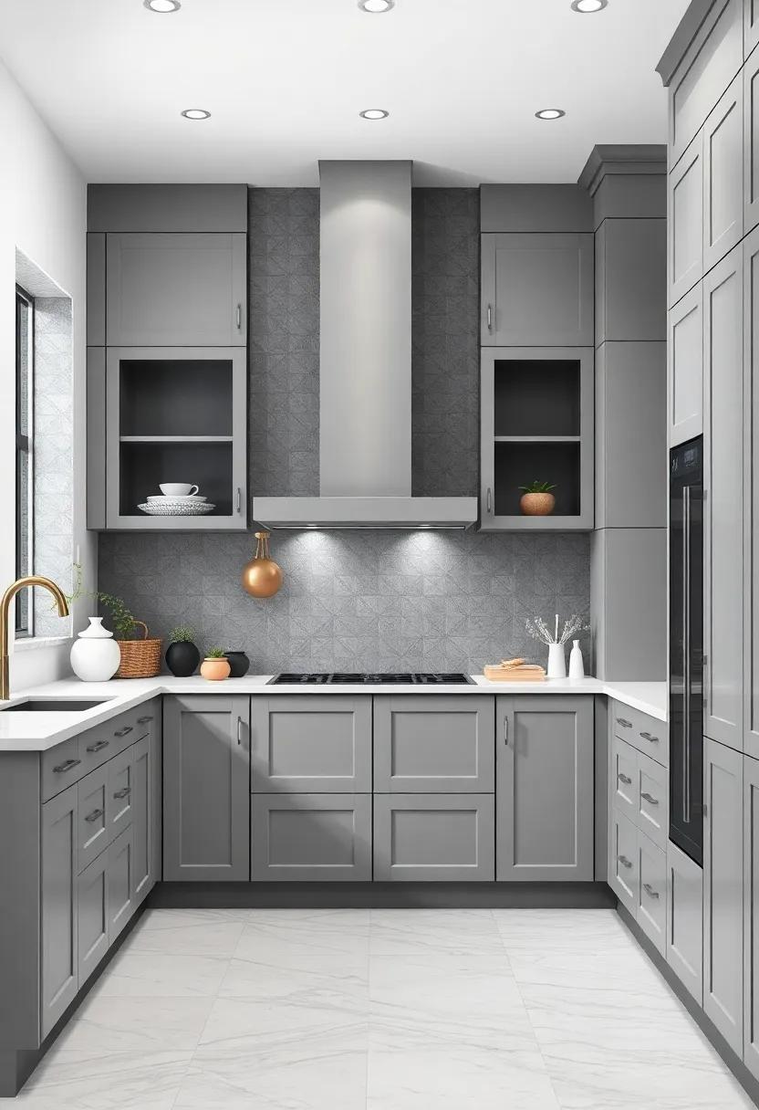 Creating Depth: Layering Textures ​With Light Gray ​Kitchen Elements